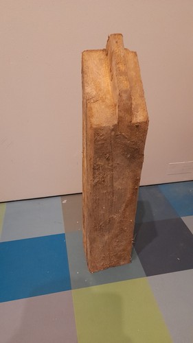 Holzbalken mit zapfen - zapfen, 57cm