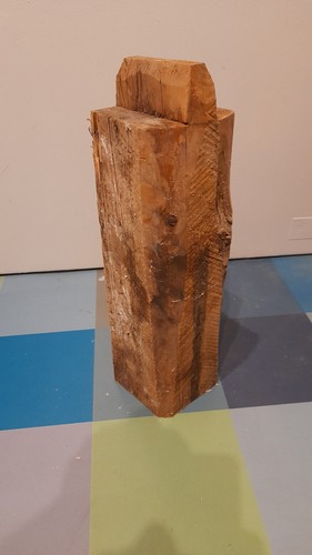 Holzbalken mit zapfen 45cm - mit,